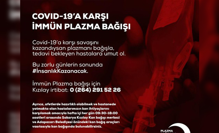 Başkan Altuğ'dan İmmün Plazma Bağışı Çağrısı — haber görseli