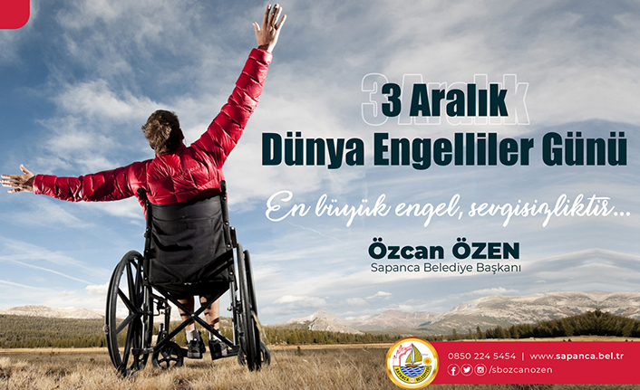 Başkan Özen’den 3 Aralık Dünya Engelliler Günü Mesajı — haber görseli