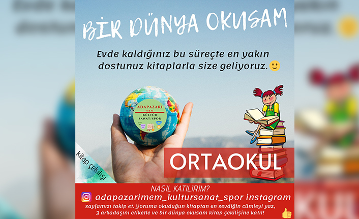 “Bir Dünya Okusam” Kitap Çekilişi — haber görseli