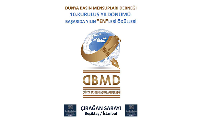 Dünya Basın Mensupları Derneği; 10. Yılını “Yılın ENleri Ödül Töreni” ile Çırağan’da kutlayacak — haber görseli