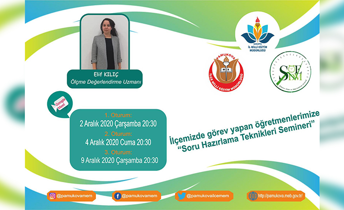 Pamukovalı Öğretmenlere Soru Hazırlama Teknikleri Eğitimi — haber görseli
