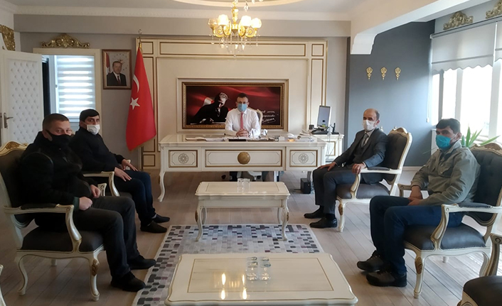 Tanınmış İşadamlarından Kaymakam Yakup Güney'e ziyaret — haber görseli