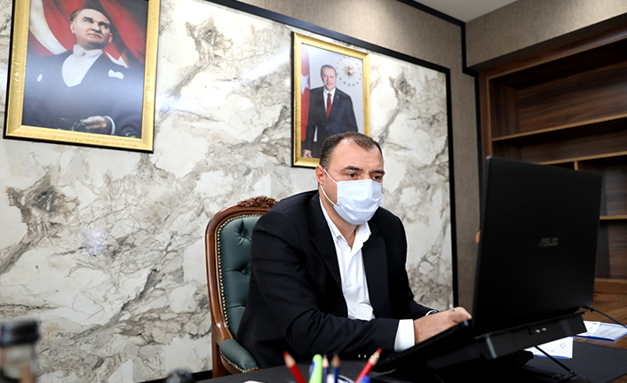 Vali Çetin Oktay Kaldırım Bugün de Çevrimiçi Toplantılara Başkanlık Etti — haber görseli
