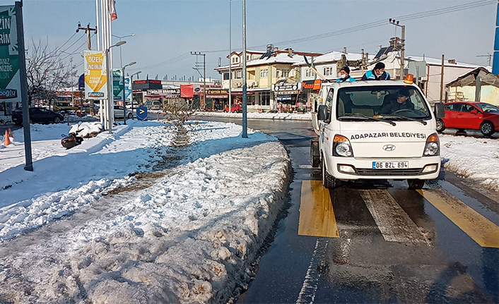 Adapazarı Belediyesi’nden Yoğun Kar Mesaisi — haber görseli