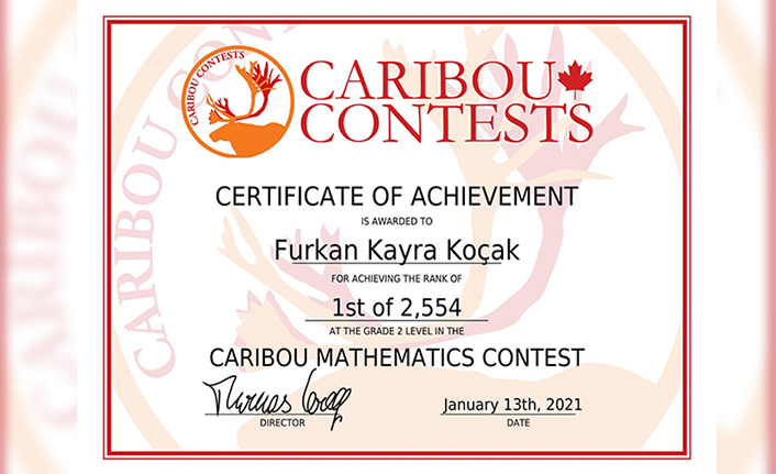 Caribou Matematik’te Tüm Soruları Doğru Cevapladı — haber görseli