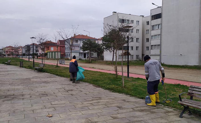 Karasu Belediyesi Sokağa Çıkma Yasağında İş Başında — haber görseli