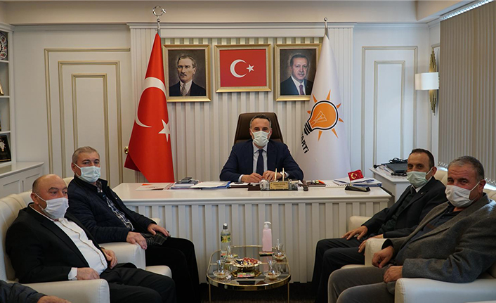 Ak parti taraklı ilçe yönetimi Yunus Tever’i ziyaret etti — haber görseli