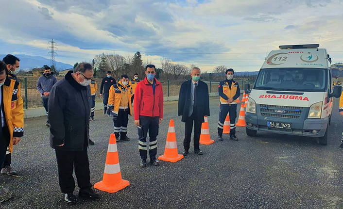 Ambulans şoförlerine ASTE eğitimi — haber görseli