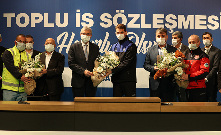 Büyükşehir’de toplu iş sözleşmesi sevinci — haber görseli