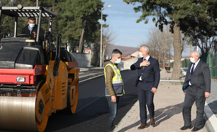 Şehir merkezine sıcak asfalt  — haber görseli