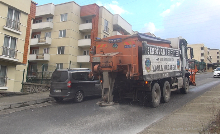 Serdivan’da Ekipler Yoğun Kar Yağışına Hazır — haber görseli