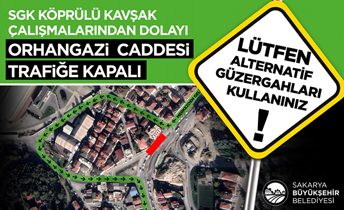 Köprülü kavşakta ulaşım alternatif güzergahlardan sağlanacak — haber görseli