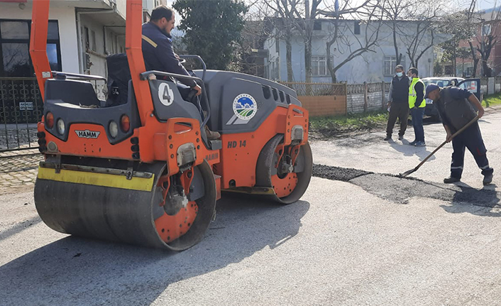 Sapanca’da Karda Bozulan Yollar Onarılıyor — haber görseli