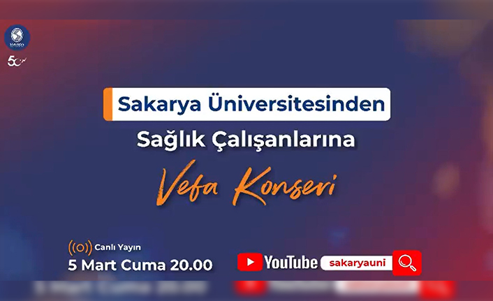SAÜ’den Sağlık Çalışanlarına Vefa Konseri — haber görseli