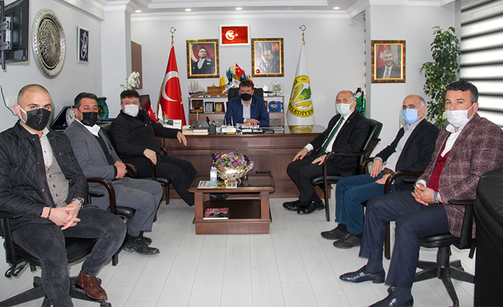 Çayeli belediye başkanı ismail hakkı çiçtçi başkan gündoğdu'yu ziyaret etti — haber görseli