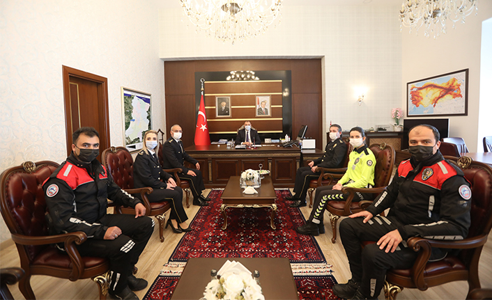 Emniyet Teşkilatından Vali Kaldırım’a “10 Nisan Polis Haftası” Ziyareti — haber görseli