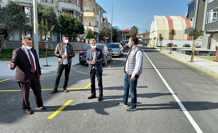 Karasu Belediyesinden Yol Çizgi Çalışması — haber görseli