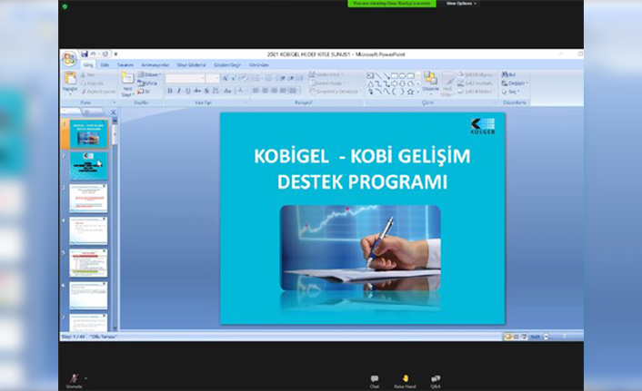 KOBİ-GEL Destek Programı SATSO Üyelerine Anlatıldı — haber görseli