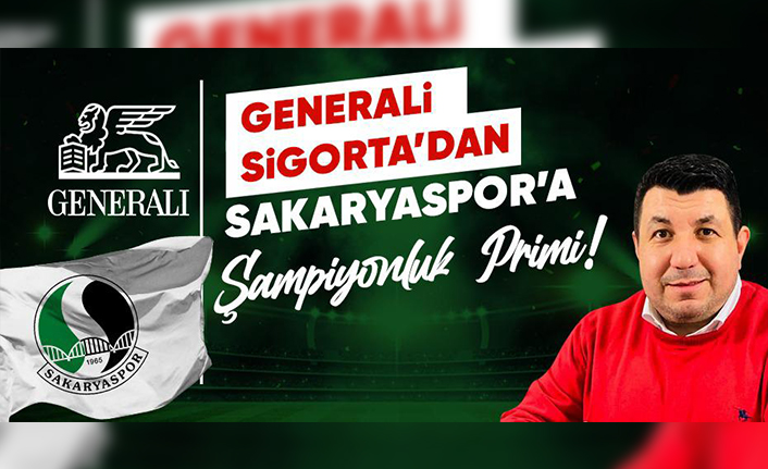 Generali Sigorta’dan Sakaryaspor’a şampiyonluk primi — haber görseli