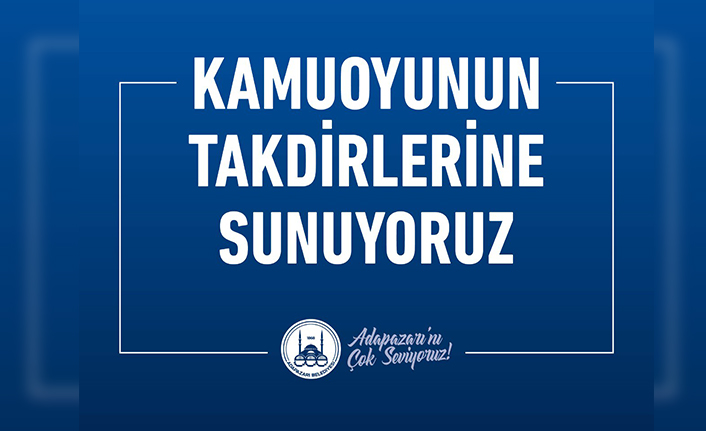 Kamuoyunun Takdirlerine Sunuyoruz — haber görseli