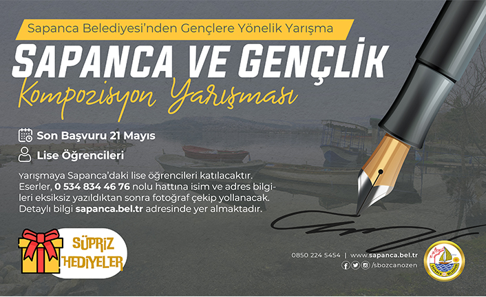 Sapanca Belediyesi’nden Gençlere Yönelik Yarışma — haber görseli