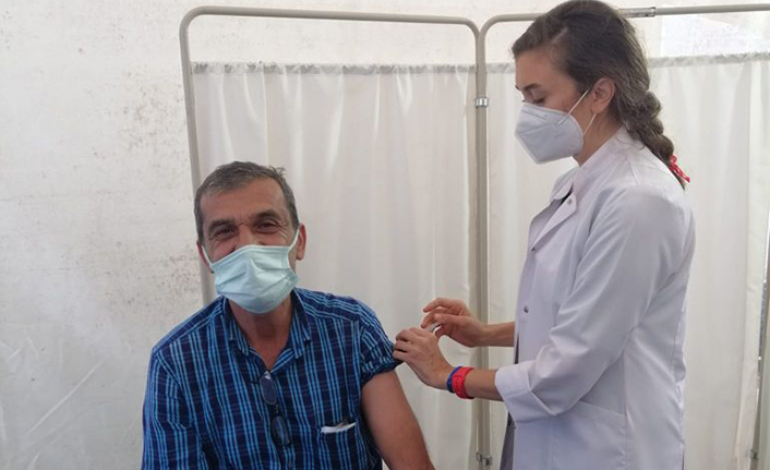 Aşı çadırları kuruldu — haber görseli