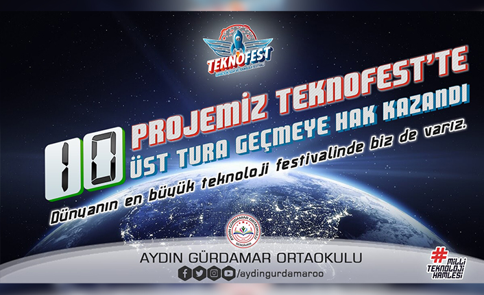 Aydın Gürdamar Ortaokulundan TEKNOFEST’te Büyük Başarı — haber görseli