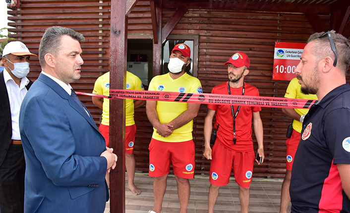 Başkan Sarı’dan Sahildeki Kahramanlara Ziyaret — haber görseli