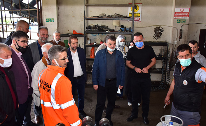 İshak Sarı Meclis Üyeleriyle Şantiye Alanında Bir Araya Geldi — haber görseli