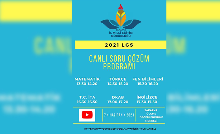 LGS soruları canlı yayında çözülecek — haber görseli