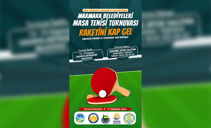 Masa tenisi turnuvasına başvurular başladı — haber görseli