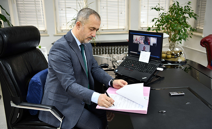 Sakarya Üniversitesi ve Kırgızistan Batken Devlet Üniversitesi arasında İş Birliği Protokolü İmzalan — haber görseli