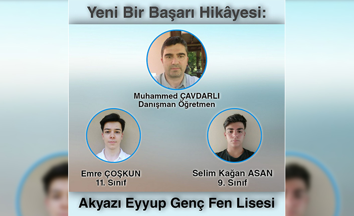 Sakaryalı Öğrencilerden Bir Başarı Hikâyesi Daha — haber görseli