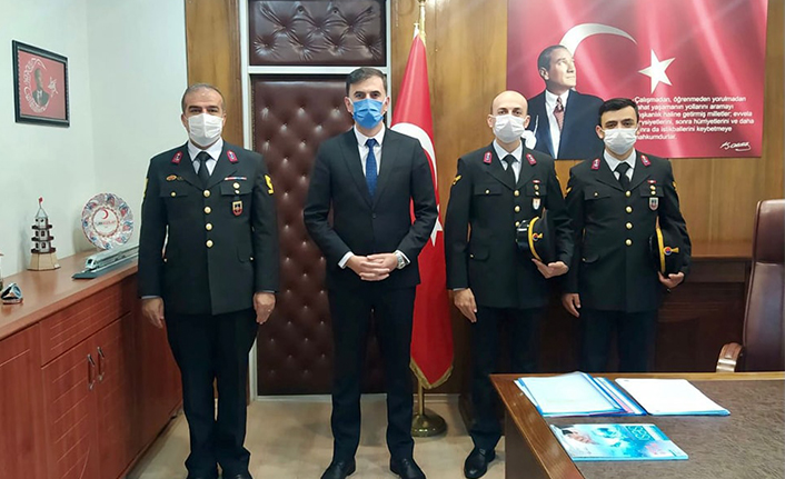 Taraklı Jandarma'dan Kaymakam Levent Küçük'e Ziyaret — haber görseli