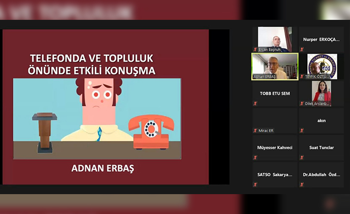 Telefonda ve Topluluk Önünde Etkili Konuşmanın yolları SATSO'da anlatıldı — haber görseli
