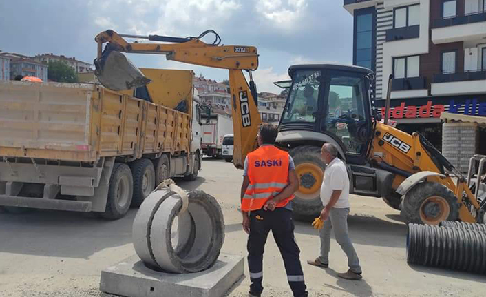 Türbe kavşağına yağmursuyu hattı — haber görseli