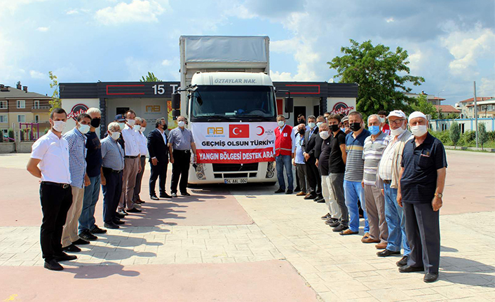 Arifiye, Orman Yangınlarından Etkilenen Bölgelere Yardım Elini Uzattı — haber görseli