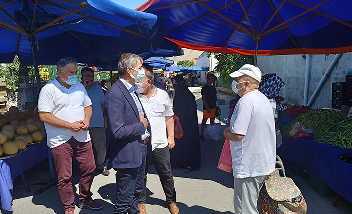 Başkan Alemdar Yeni Pazar Yerinde Esnafı Ziyaret Etti — haber görseli