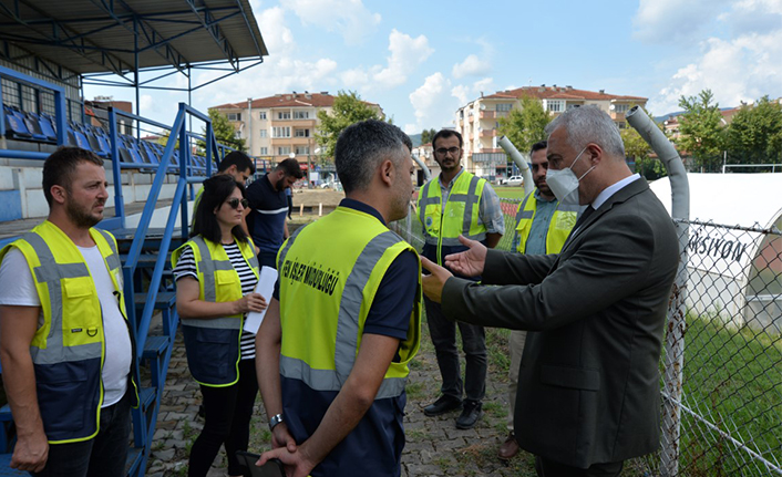 Başkan Babaoğlu Stat Çalışmalarını İnceledi — haber görseli
