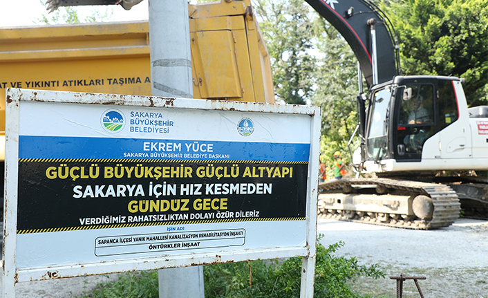 Büyükşehir Yanık Mahallesi’ne 4 bin 850 metrelik kanalizasyon hattı kazandıracak — haber görseli