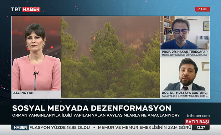 Doç. Dr. Bostancı: "Yangın kadar tehlikeli: Yalan bilgi" — haber görseli