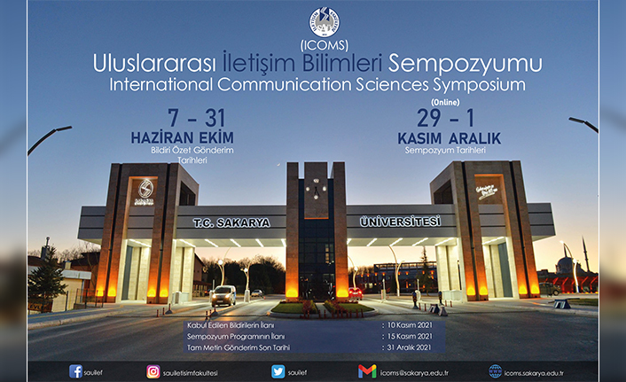 SAÜ Uluslararası İletişim Bilimleri Sempozyumuna Bildiri Toplanıyor — haber görseli