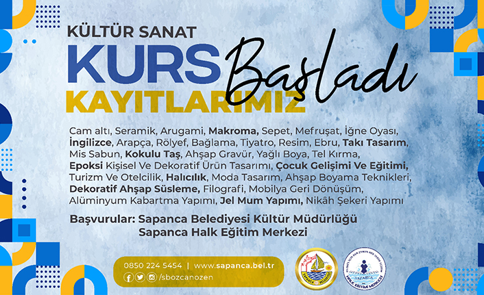 Sapanca Belediyesi Kültür Kurslarına Kayıtlar Başladı — haber görseli