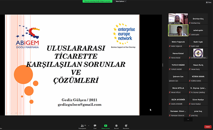 Uluslararası Ticarette Karşılaşılan Sorunlar ve Çözümler SATSO'da Anlatıldı — haber görseli