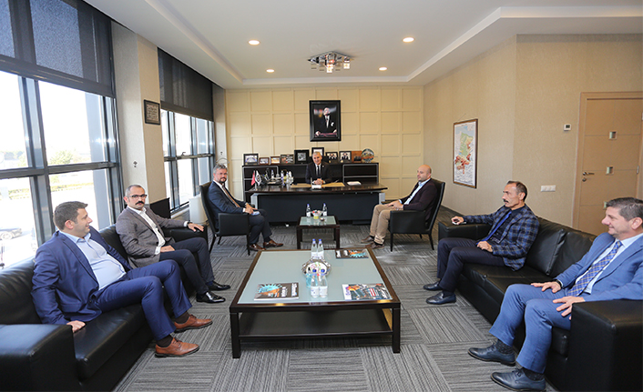 MHP İl Yönetiminden SATSO’ya Ziyaret  — haber görseli