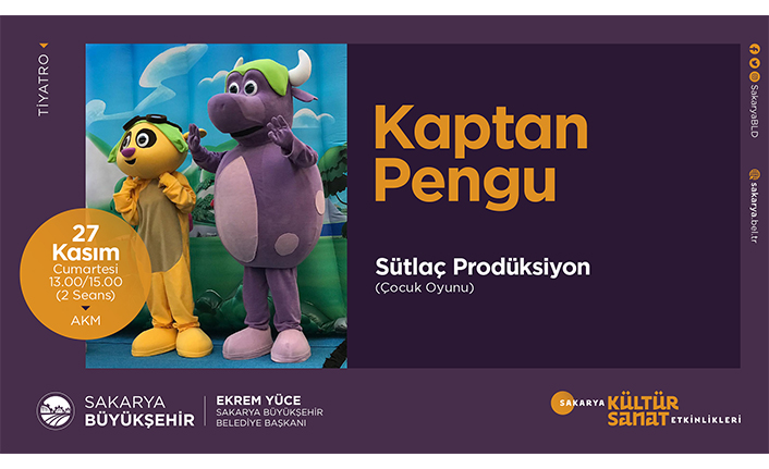 Çocuk tiyatrosu ‘Kaptan Pengu’ AKM’de sahnelenecek — haber görseli