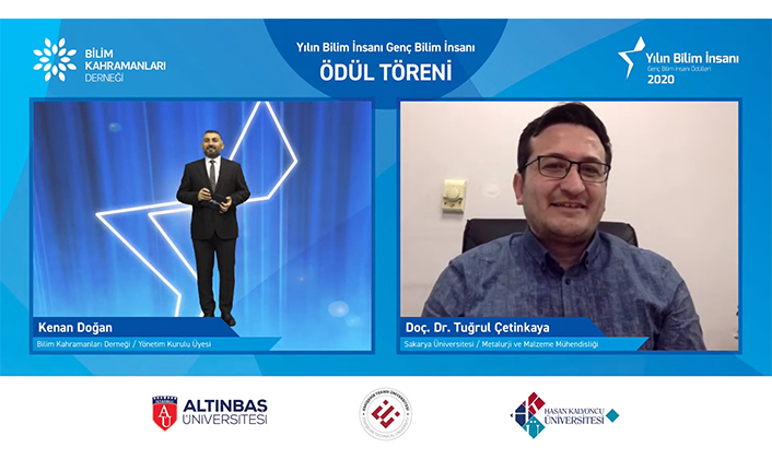 SAÜ’lü Doç. Dr. Tuğrul Çetinkaya, ‘2020 Genç Bilim İnsanı Ödülünü’ Kazandı — haber görseli