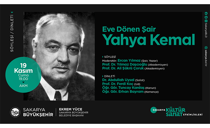 Yahya Kemal söyleşi ve dinleti programıyla anılacak — haber görseli