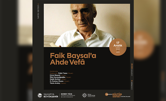 Faik Baysal’a ahde vefa gecesi AKM’de — haber görseli