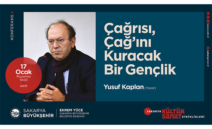 Büyükşehir kültür sanat etkinliklerinin konuğu Yusuf Kaplan  — haber görseli